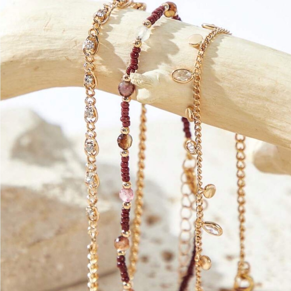 Multi layer boho bracelet set